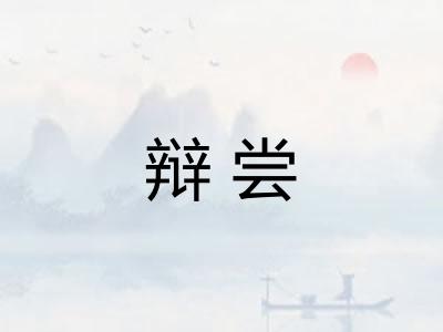 辩尝