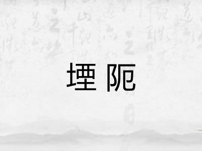 堙阨
