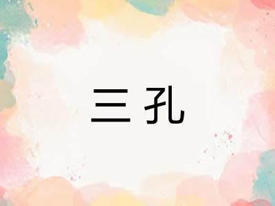 三孔