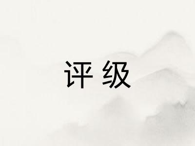 评级