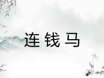 连钱马