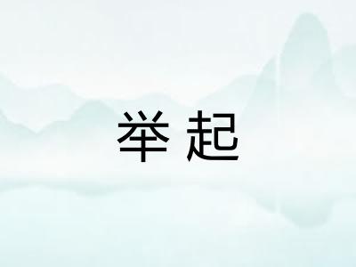 举起