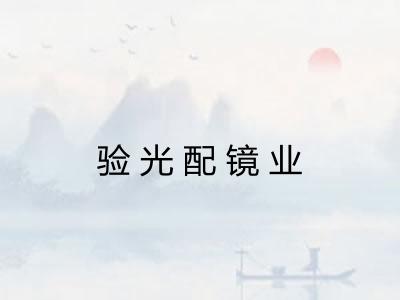 验光配镜业