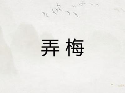 弄梅