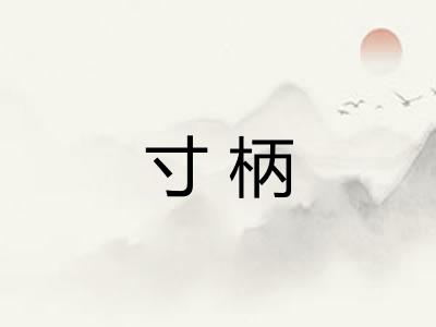 寸柄