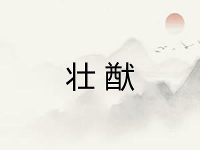 壮猷