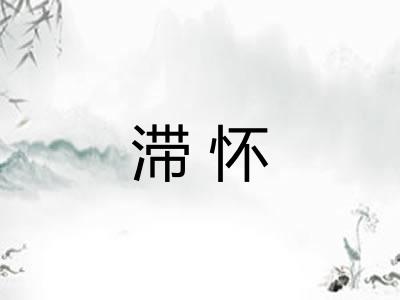 滞怀