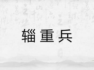 辎重兵