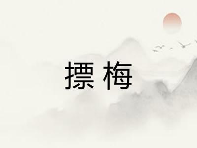 摽梅
