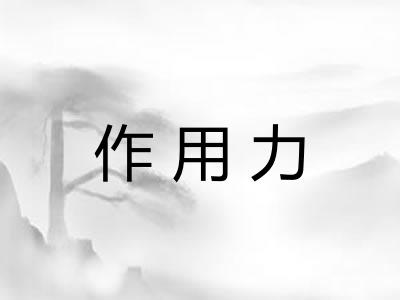 作用力