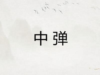中弹