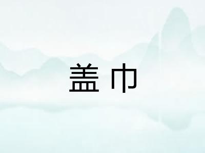 盖巾