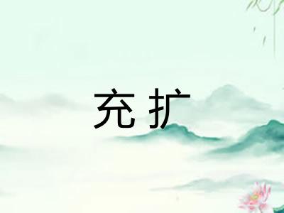 充扩