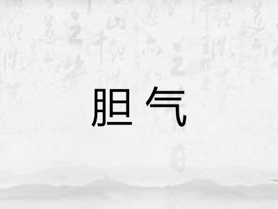 胆气