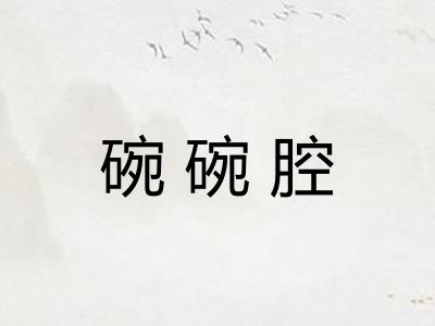 碗碗腔