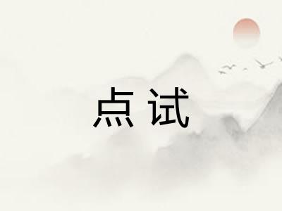 点试
