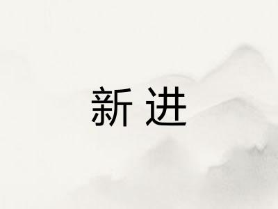 新进