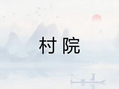 村院