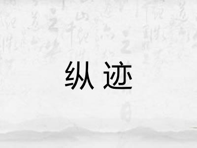 纵迹