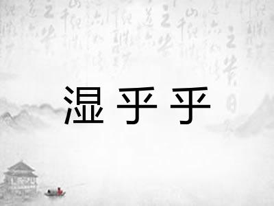 湿乎乎