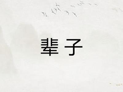 辈子