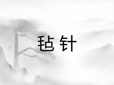 毡针
