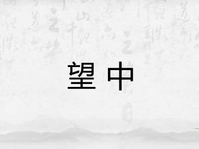 望中