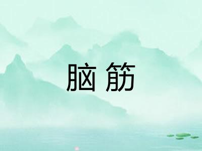 脑筋