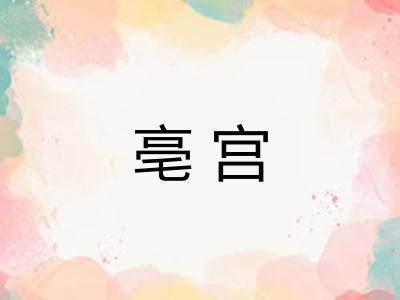 亳宫