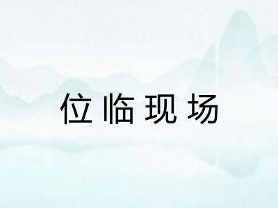 位临现场