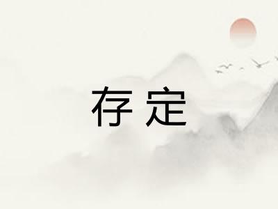 存定