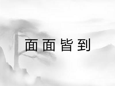 面面皆到