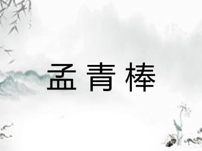 孟青棒