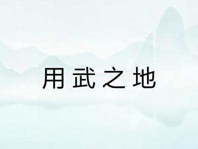 用武之地