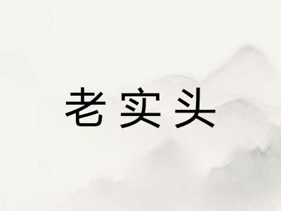 老实头