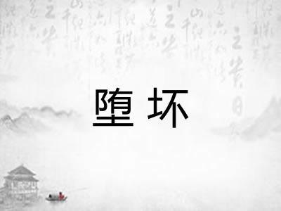 堕坏