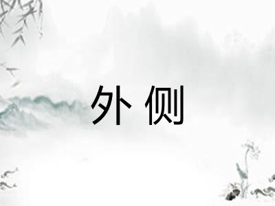 外侧