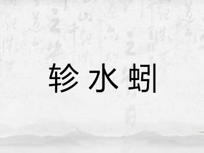 轸水蚓