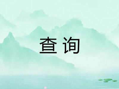 查询
