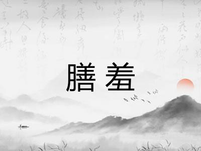 膳羞