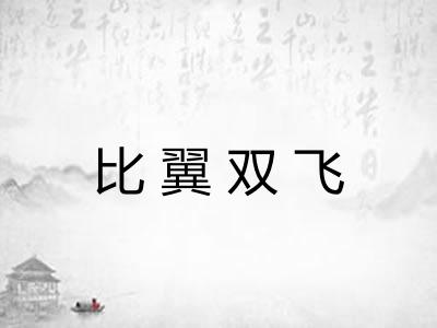 比翼双飞