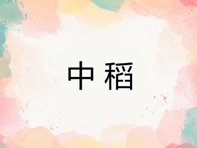 中稻