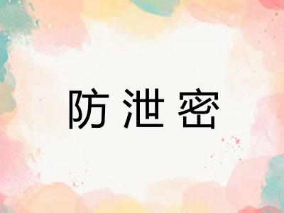 防泄密