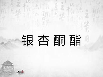 银杏酮酯