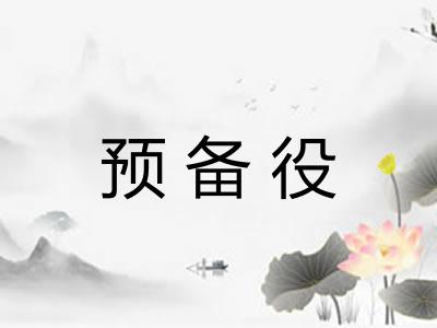 预备役