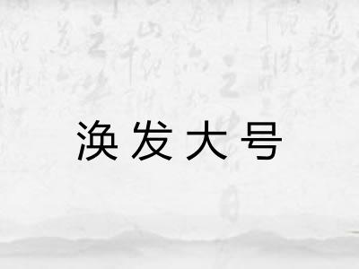 涣发大号
