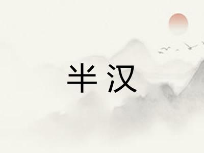 半汉