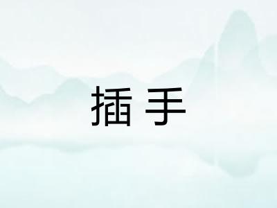 插手