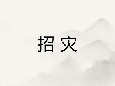 招灾