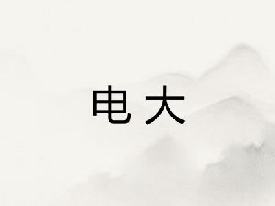 电大